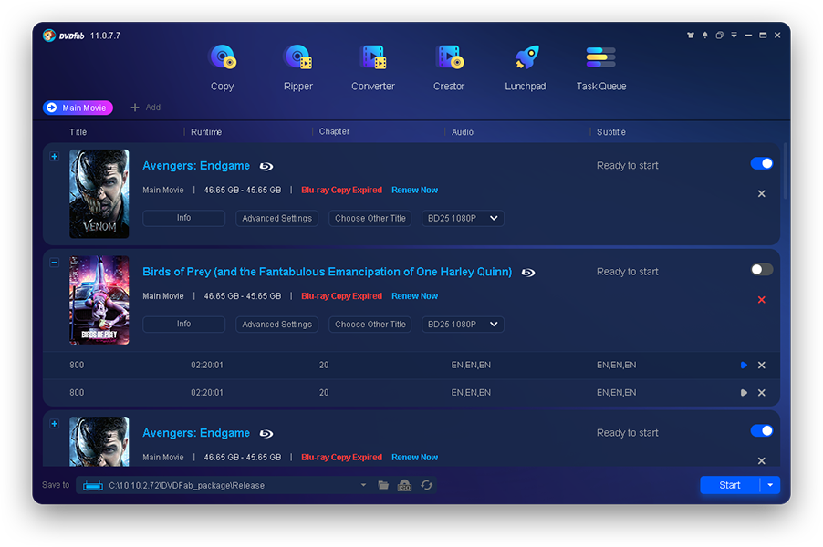 DVDFab: convert videos youtube a mp3