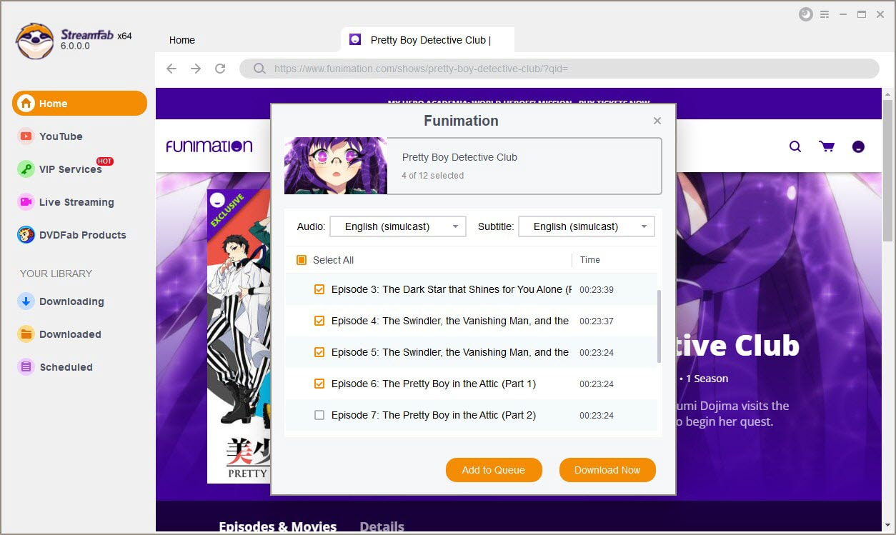Crunchyroll與Funimation對比：在電腦上下載Funimation影片