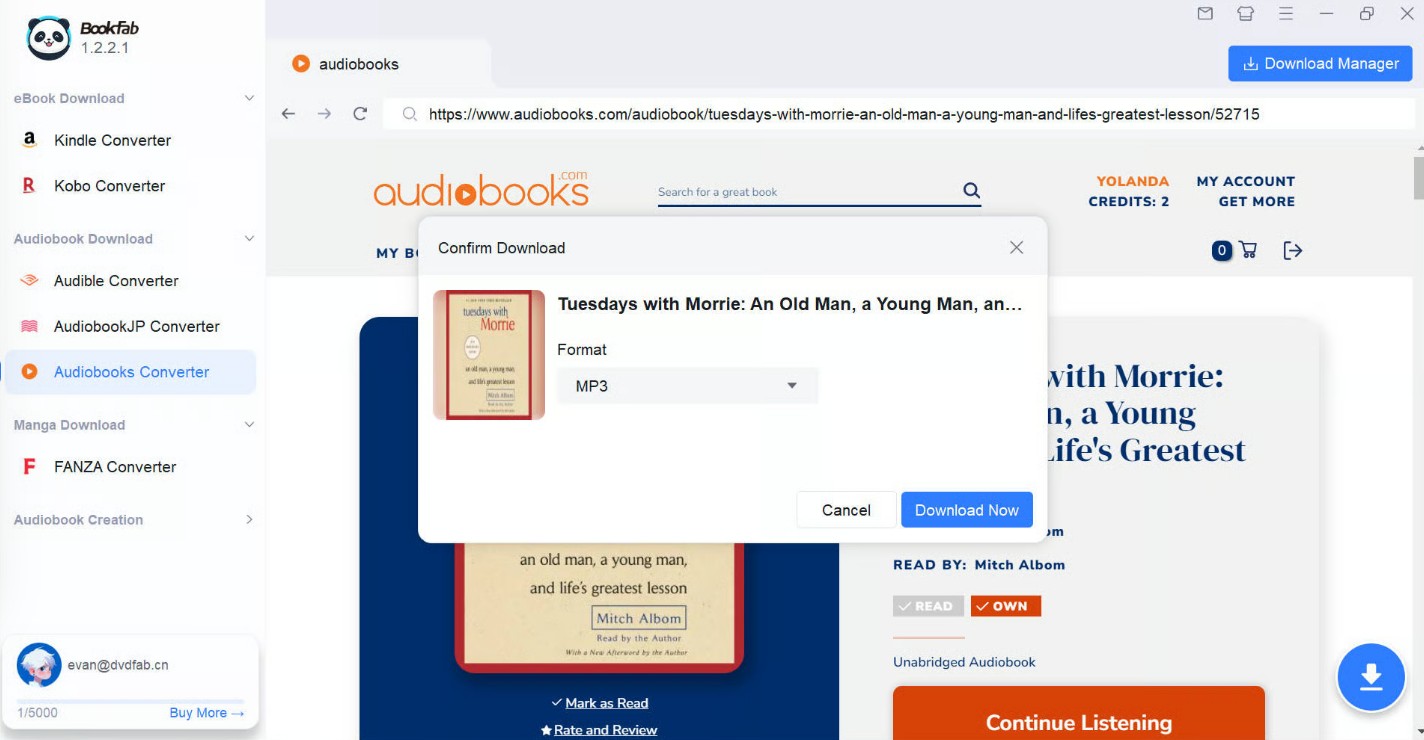 Download Audiobooks.com Audiobooks as MP3