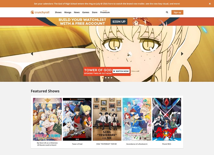 Crunchyroll與Funimation對比：用戶體驗