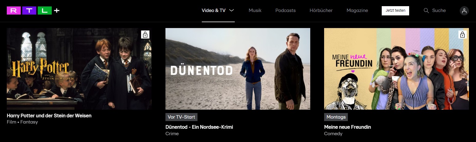 Aktuelle Entwicklungen: Aufnahme von RTL Plus (Cloud-Speicher)