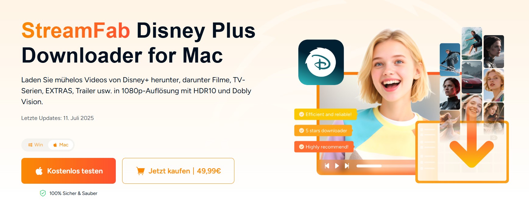 StreamFab Disney+ Downloader – Disney+ lädt nicht lösen