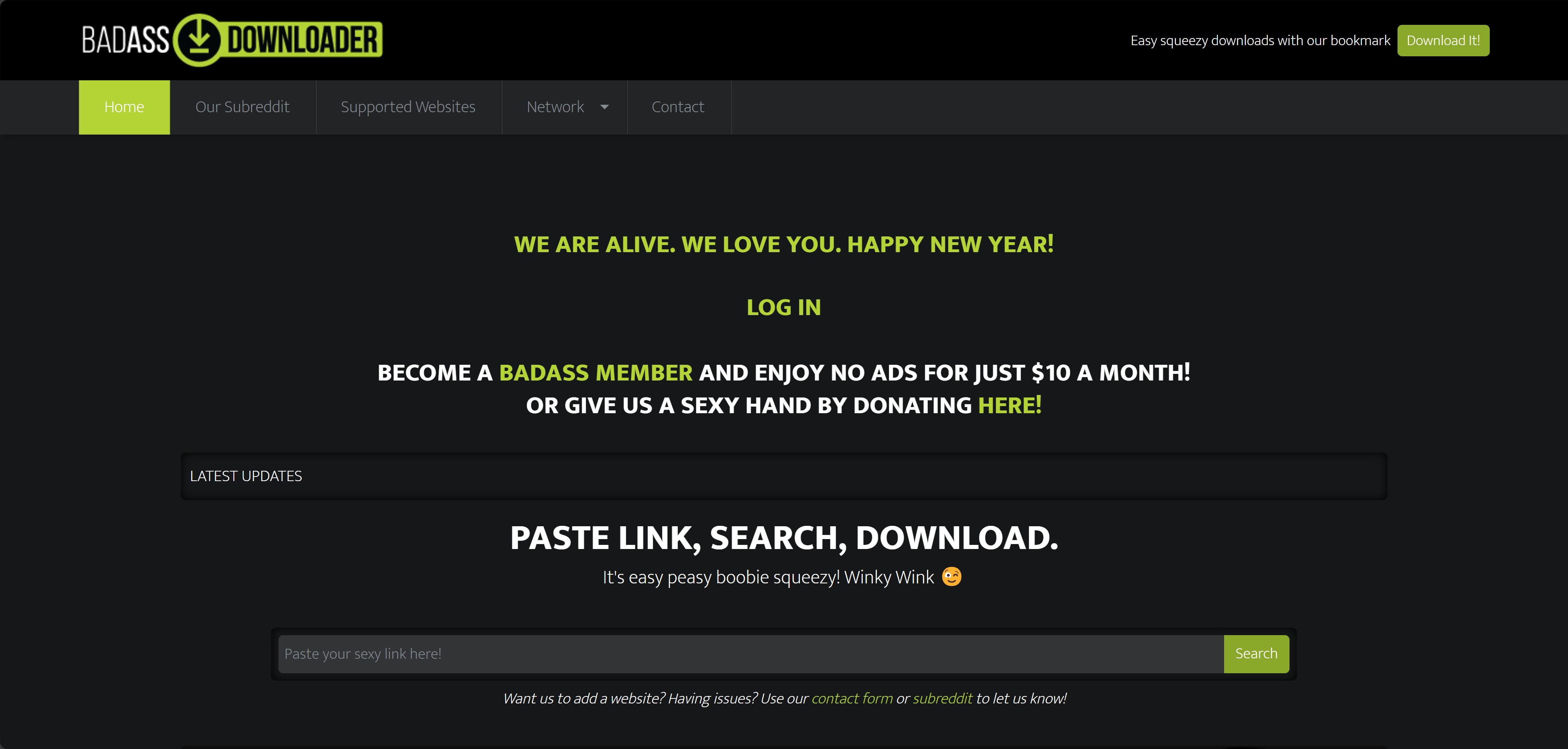 download sexy videos with Badass Downloader