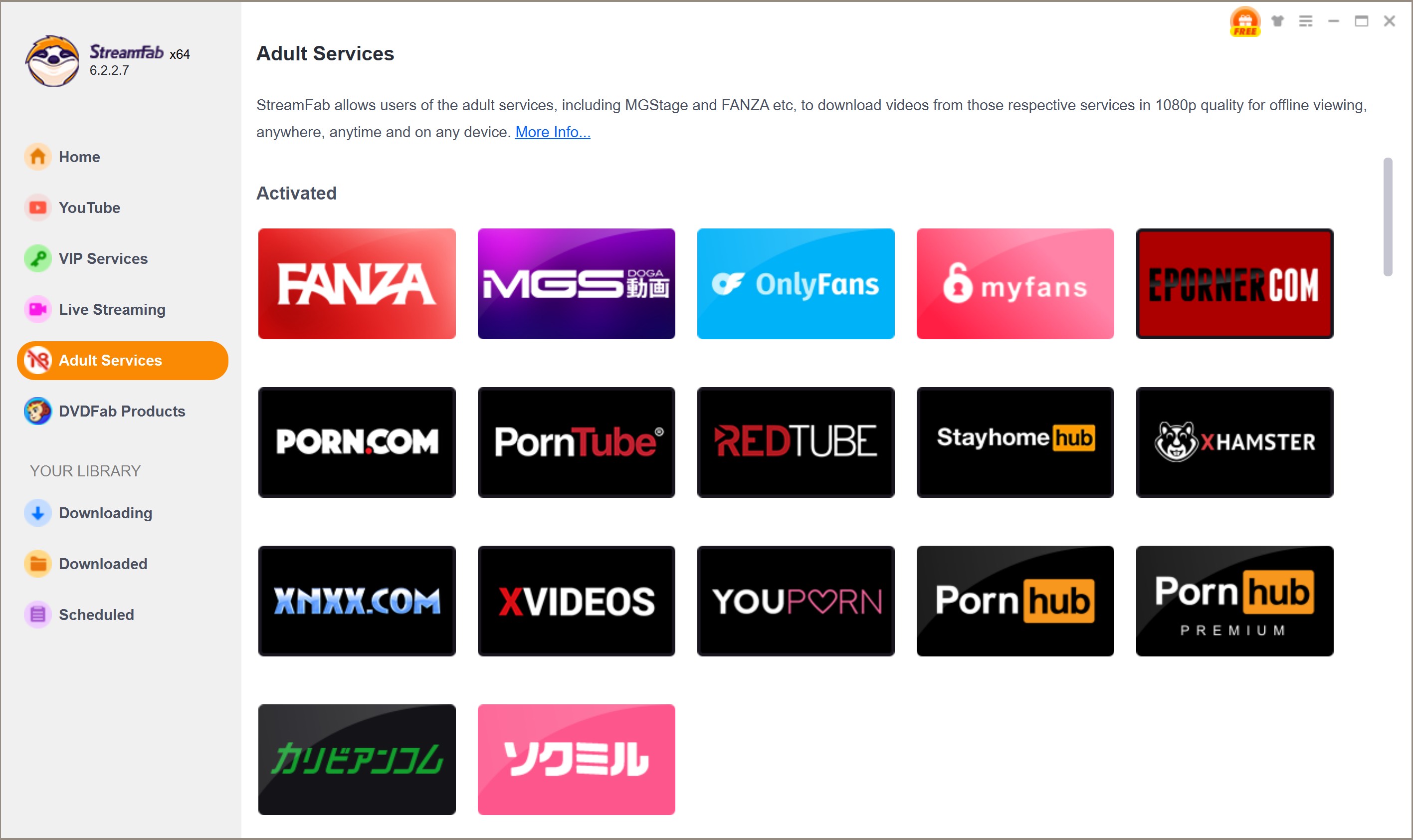 guide to download sexy videos with StreamFab