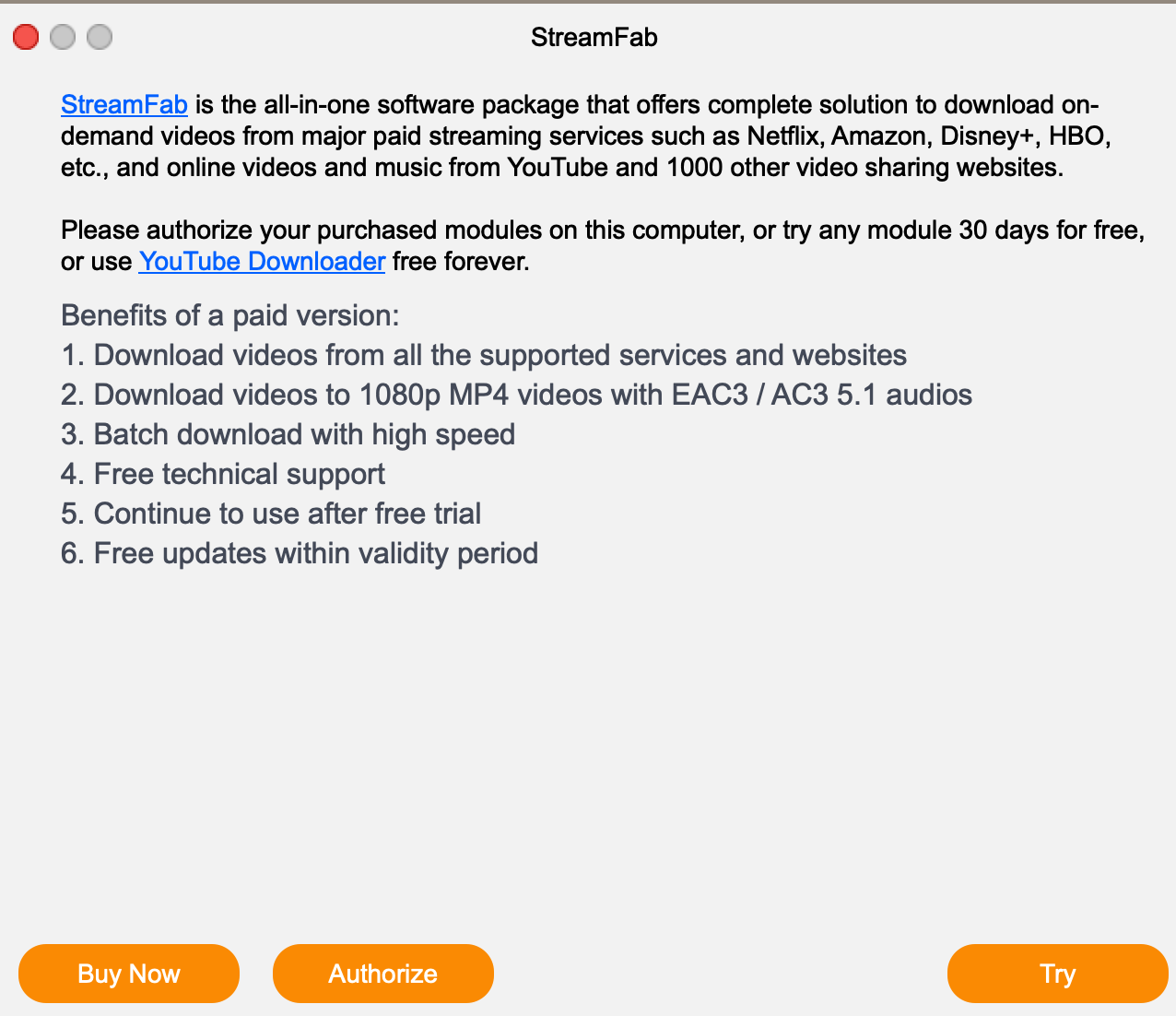 StreamFab Hulu ウンローダー