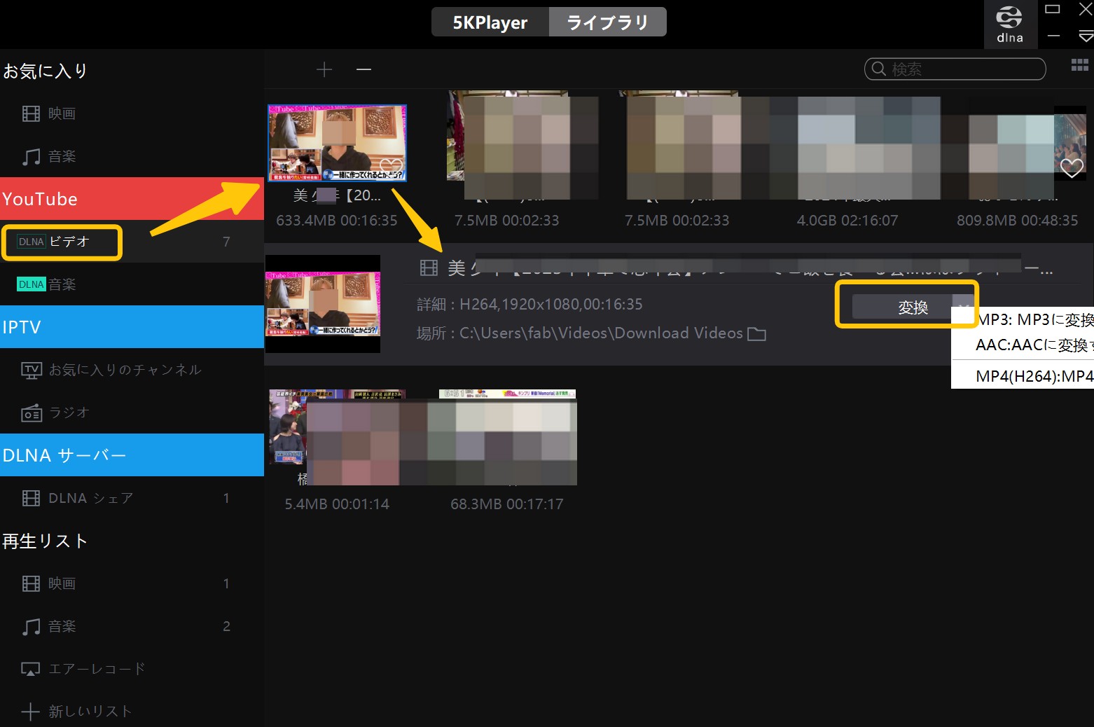 5kPlayer 使い方
