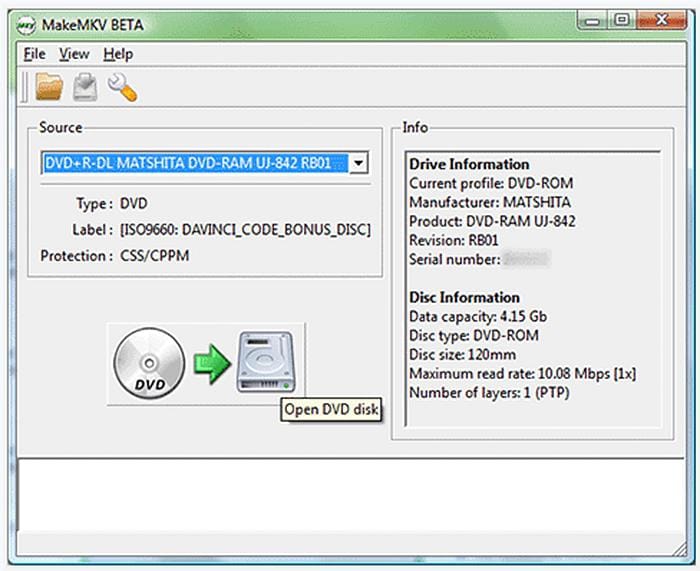 AnyDVD alternative - MakeMKV