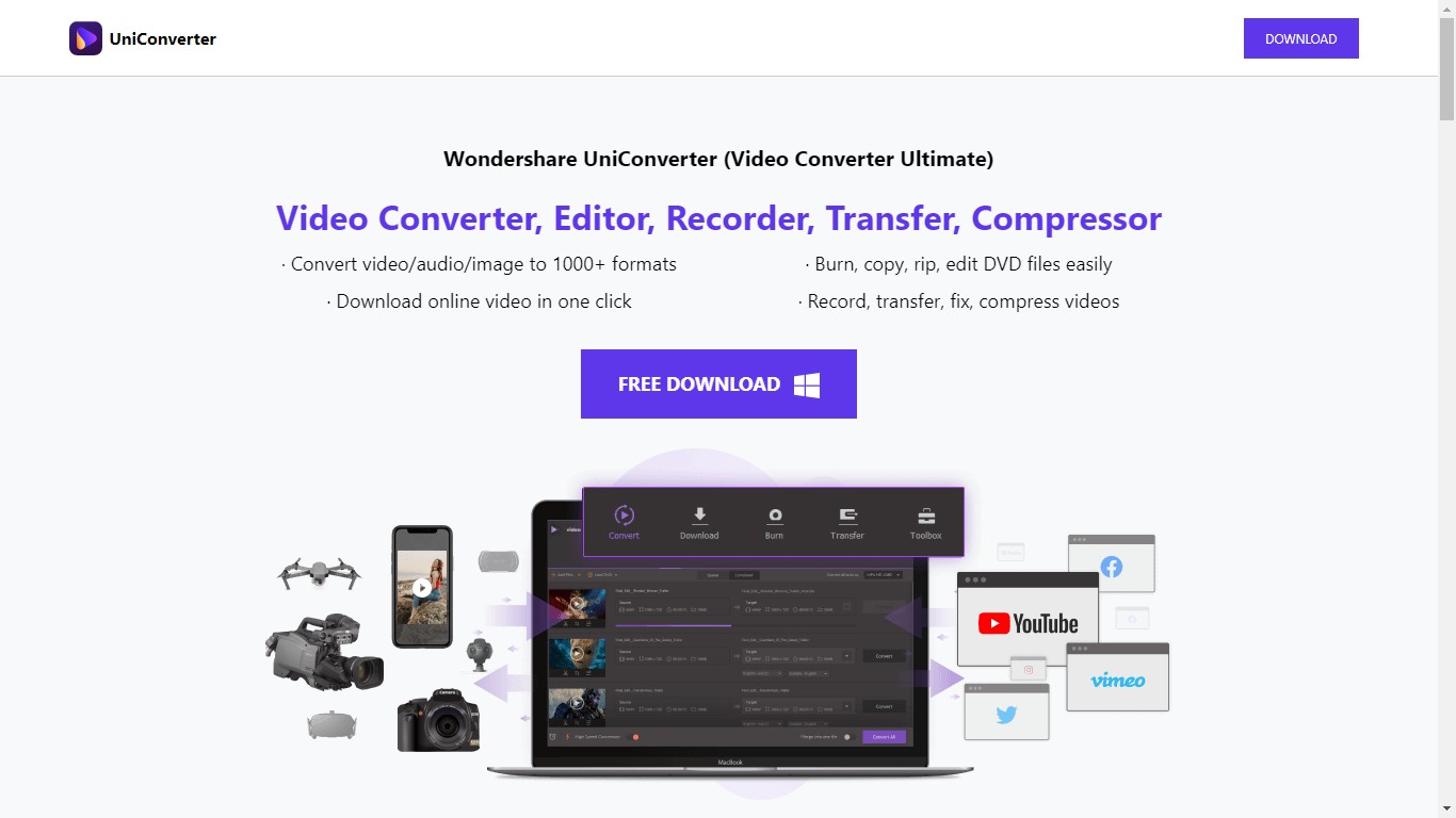 burn cd windows 10:Wondershare Uniconverter