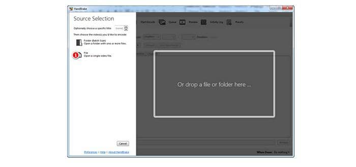 Convert ISO to MP4:(3) HandBrake
