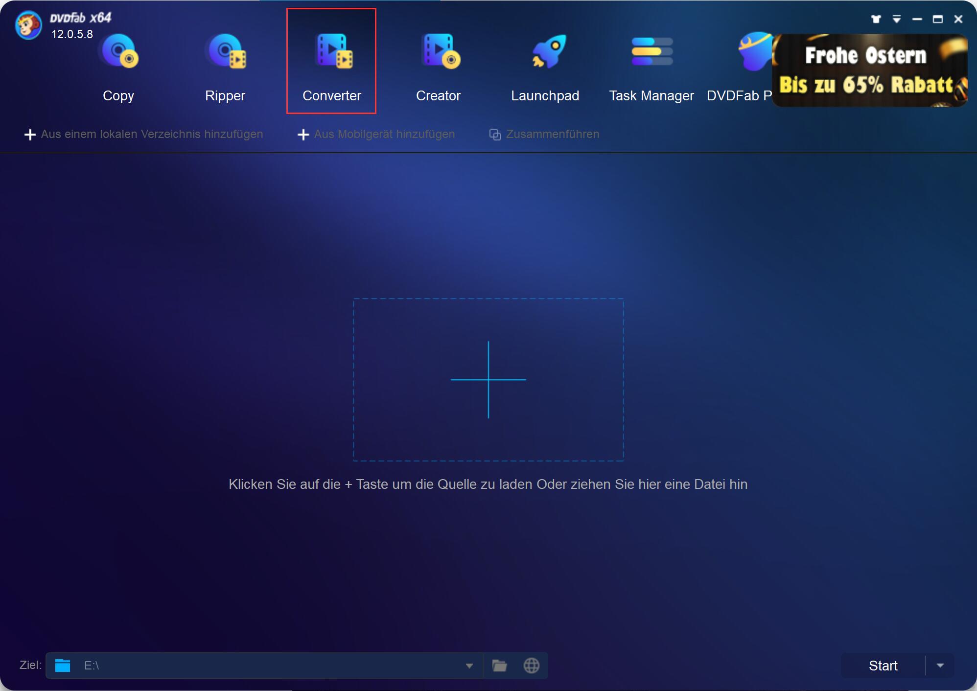 mp in mp3:Konvertieren Sie MP4 in MP3 mit DVDFab Video Converter