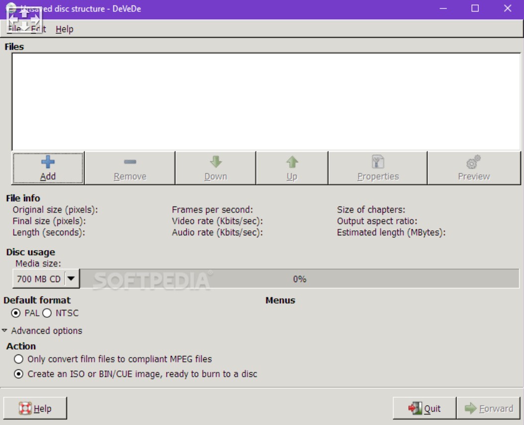 Kostenlose DVD Authoring-Software - DeVeDe