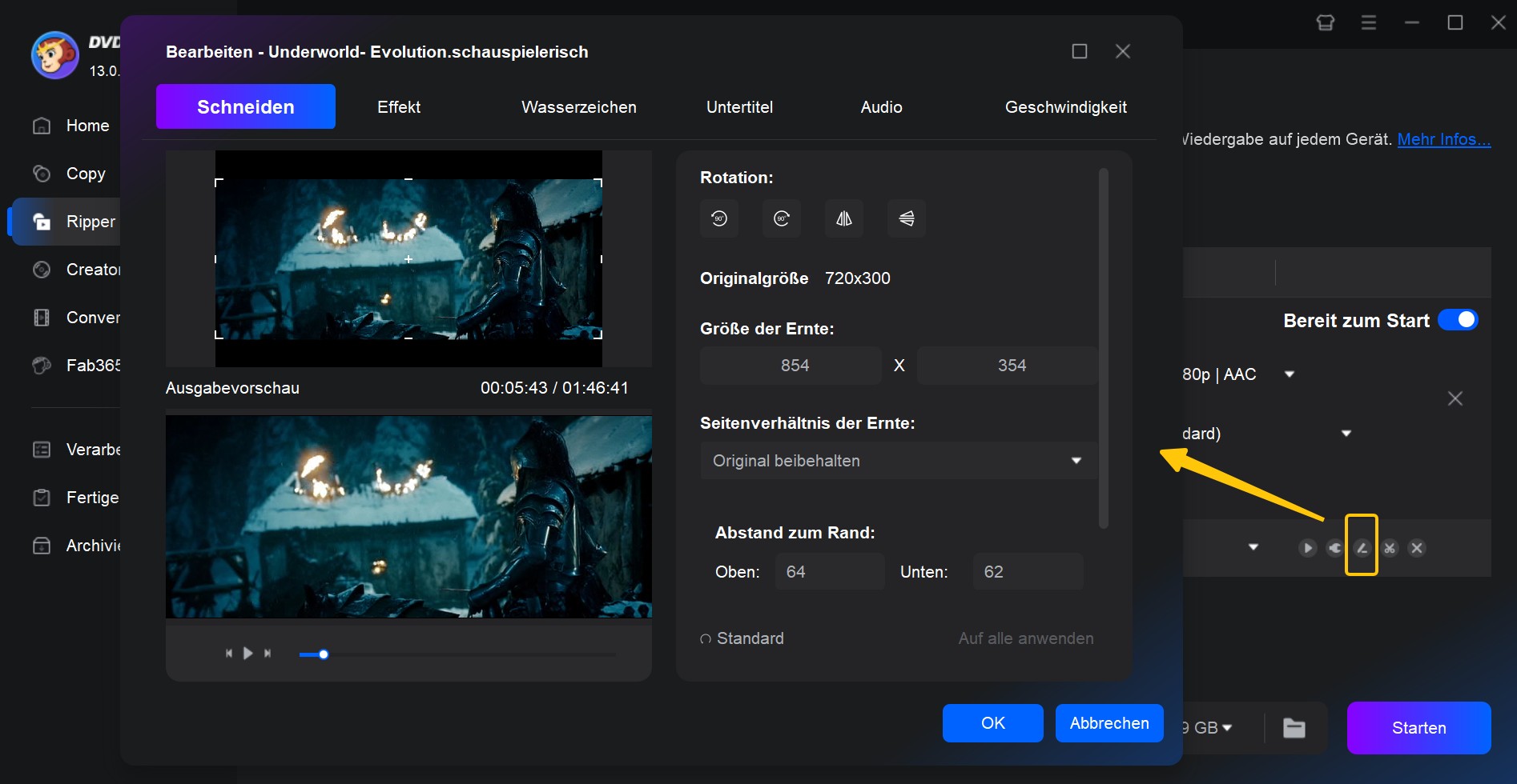 Video bearbeiten