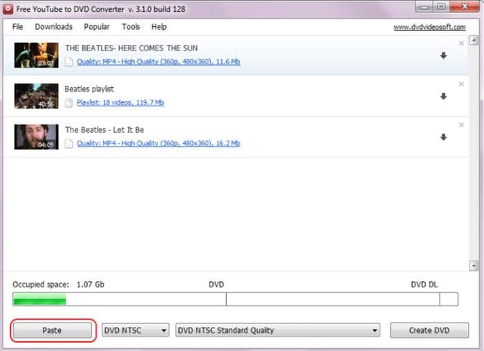 youtube to dvd converter