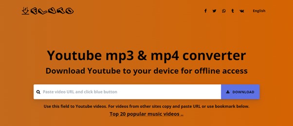 YouTube in MP4 iPhone konvertieren:Flvto