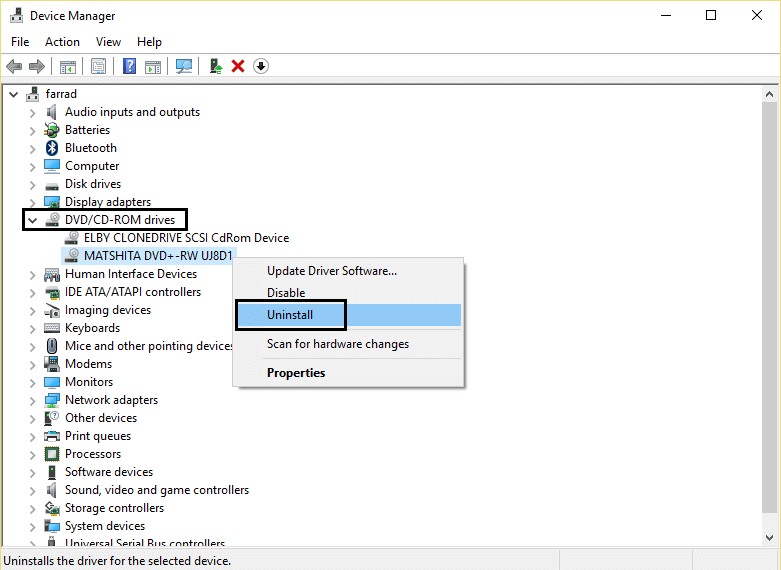 Le lecteur DVD ne lit aucun support : Partie 3 : Comment résoudre le problème lorsque le lecteur DVD de Windows 10 ne lit pas de disque ?
