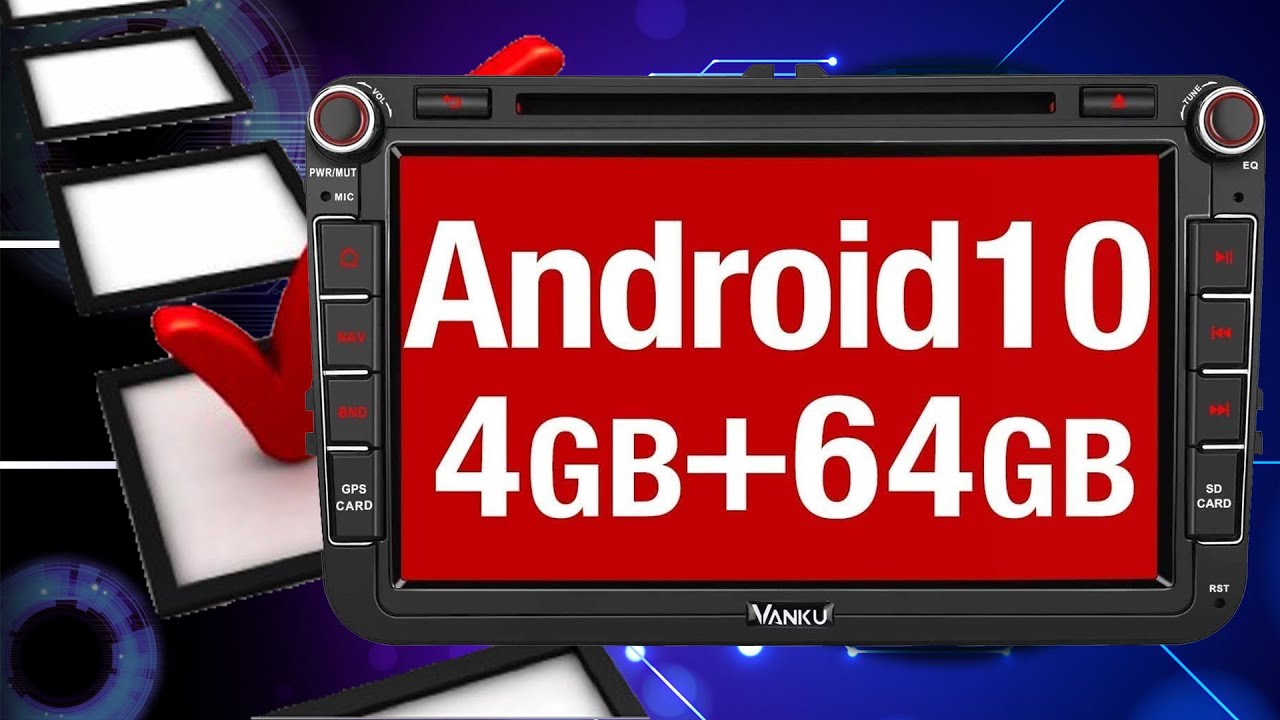 Vanku dvd player with screen