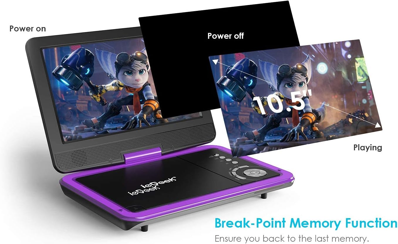 ieGeek dvd player with screen