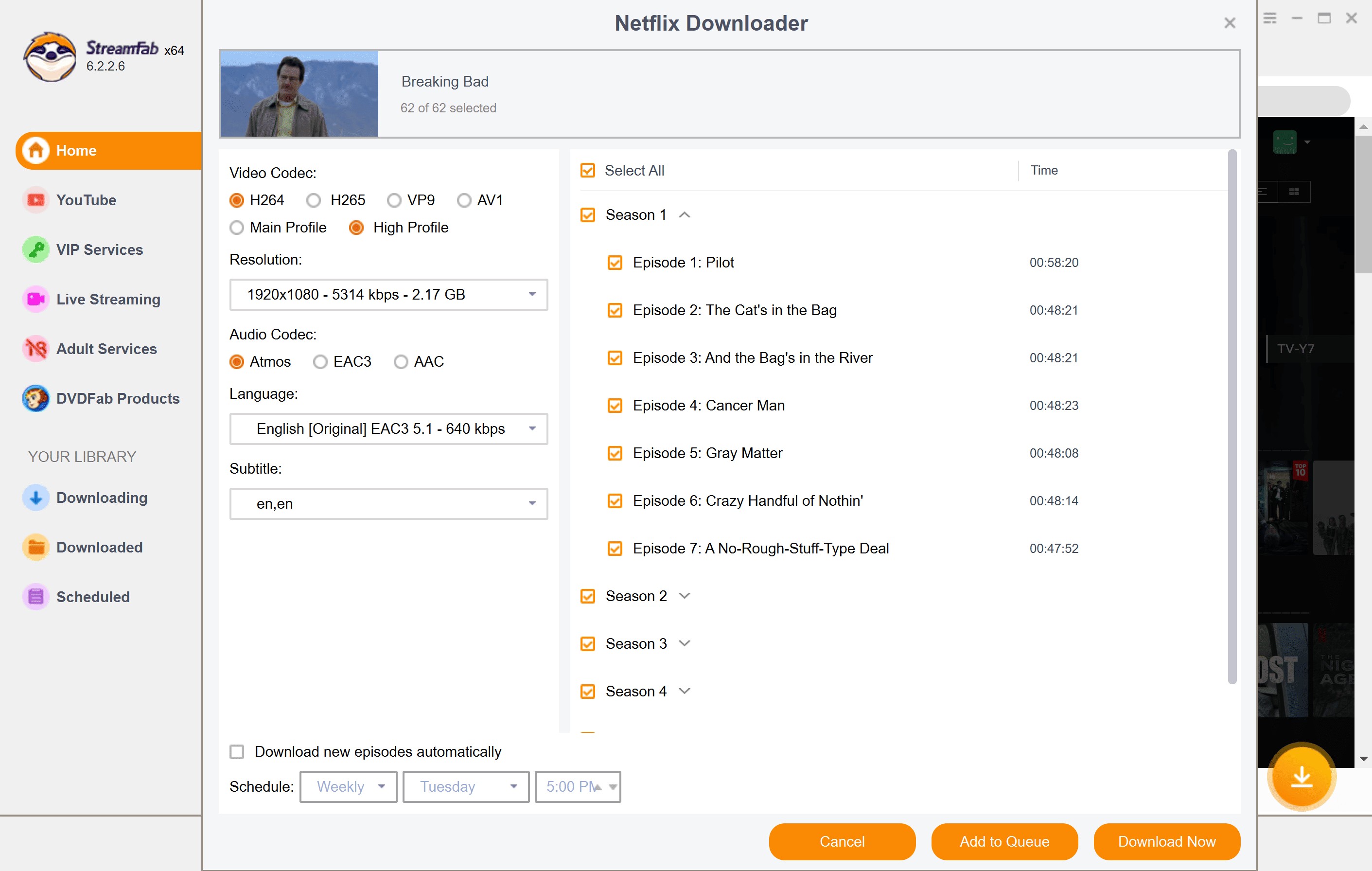 how to use StreamFab to download MP4 movies