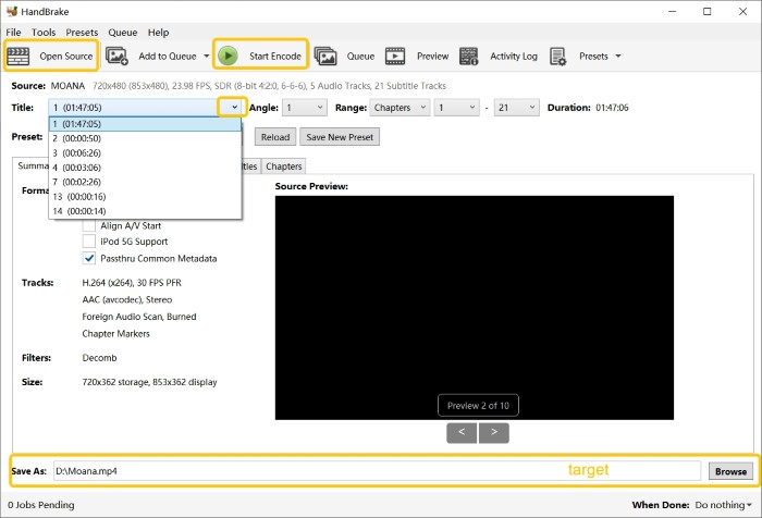 How to Convert Blu-ray to Digital Using HandBrake