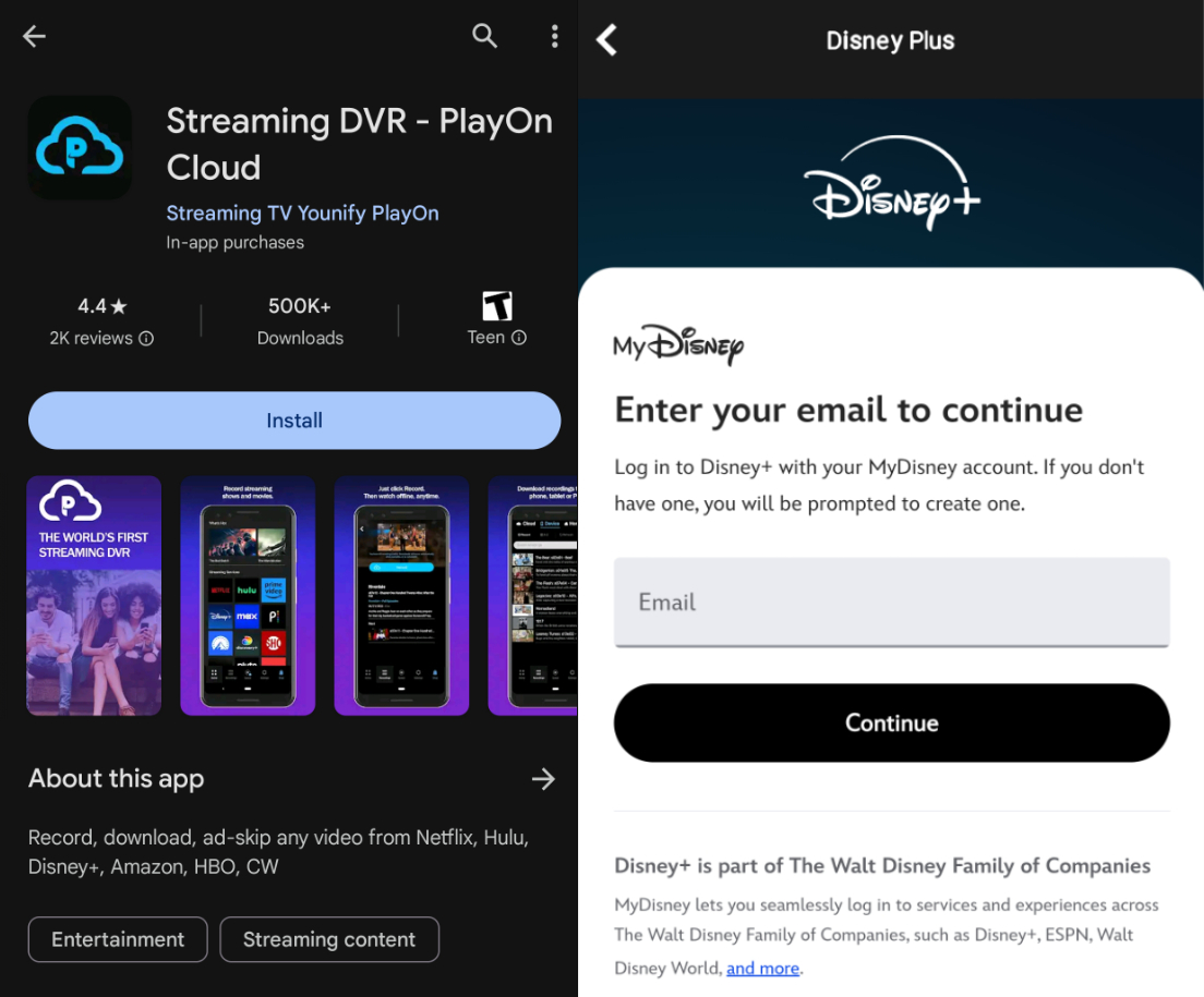 下載受 DRM 保護的影片到手機：PlayOn Cloud