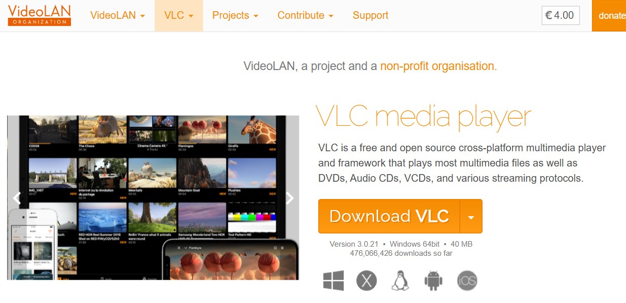 DVD Player for iPad: VLC