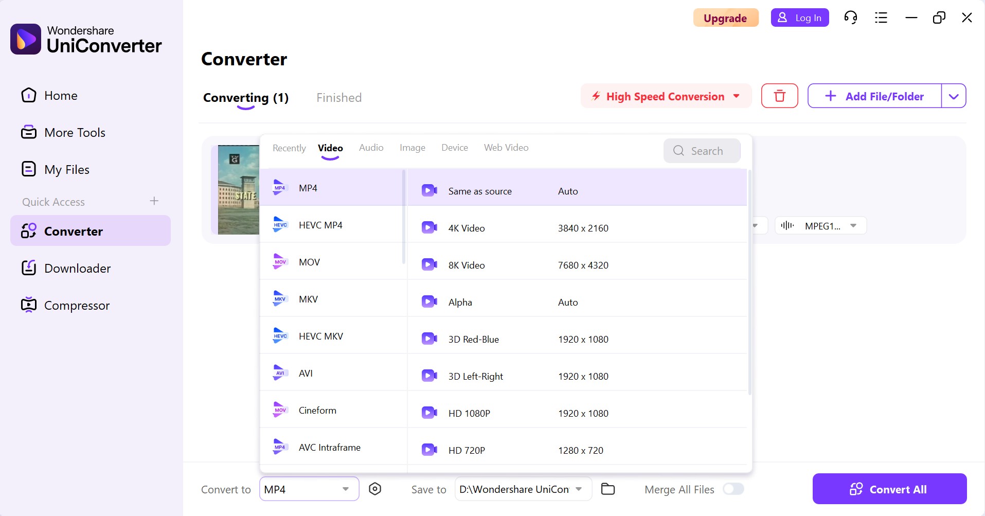 How to Rip DVD to MP4 via Wondershare UniConverter