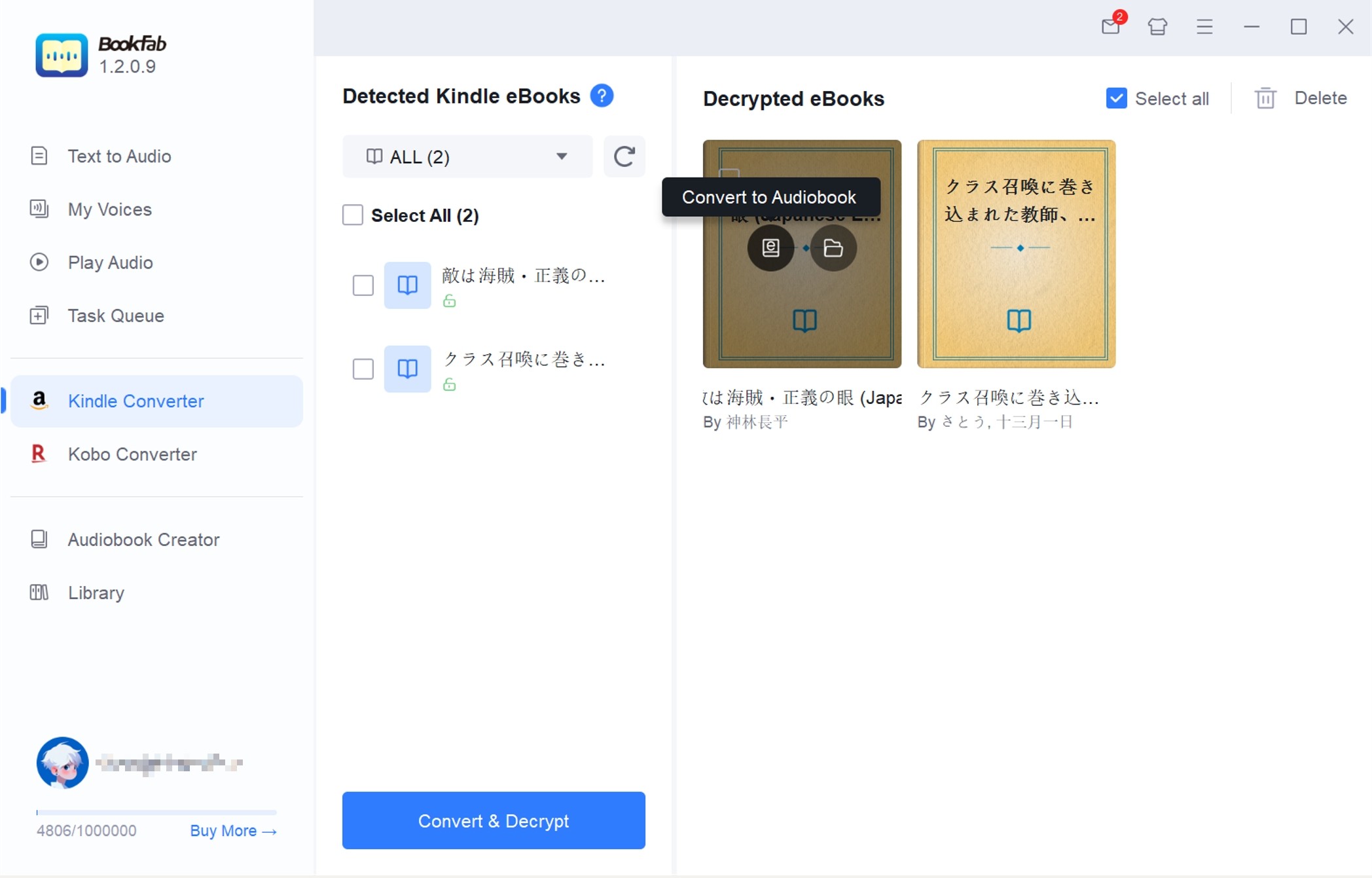 How to Convert Kindle Books using BookFab Kindle Converter