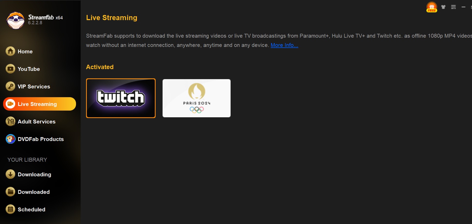 how to save twitch streams: streamfab