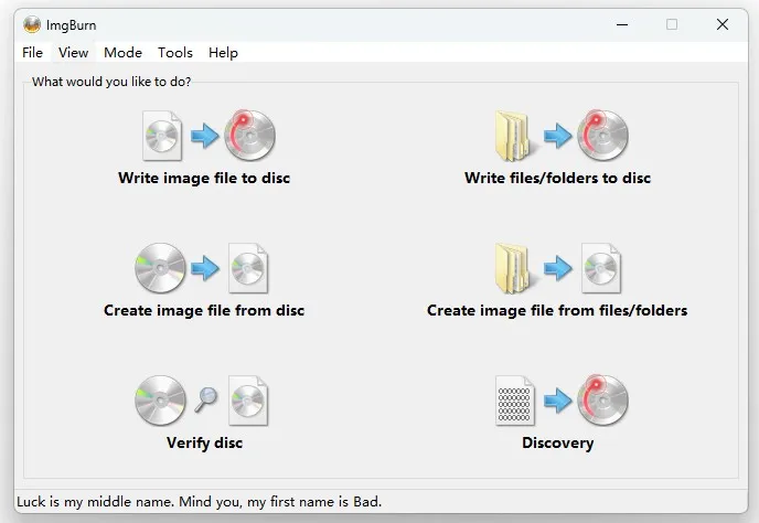  Build Blu-ray ISO Image with ImgBurn