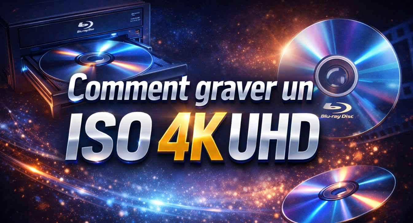 Comment graver un ISO 4K UHD sur un disque avec des graveurs blu ray 4k ?