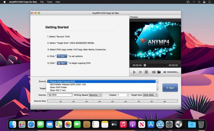 créer un iso a partir d'un dossier : AnyMP4 DVD Copy