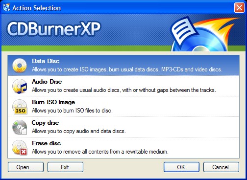 Comment créer un fichier ISO CDBurnerXP