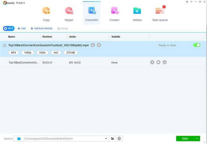 convertir des vidéos YouTube en WMV:Partie 1 : Convertir YouTube en WMV avec le meilleur convertisseur vidéo