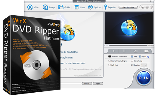 les meilleurs DVD Ripper gratuits pour Windows et Mac : WinX DVD Ripper gratuit