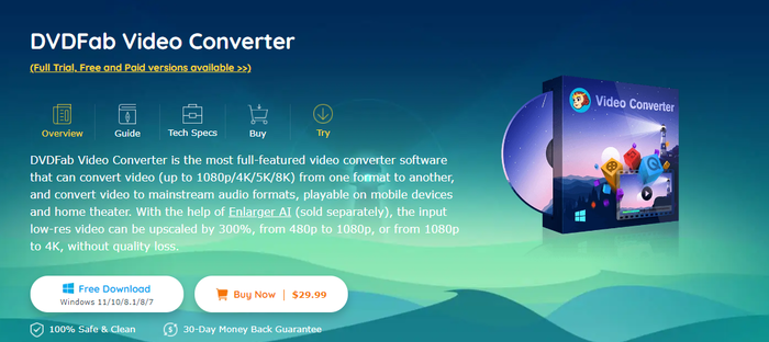 DVDFab HEVC Converter