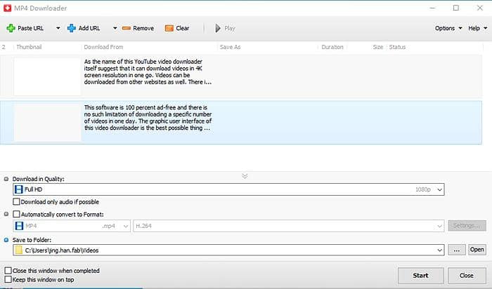 YTD Video Downloader 代わり
