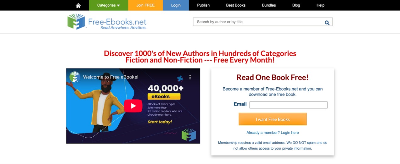 Sites de téléchargement de Free-Ebooks