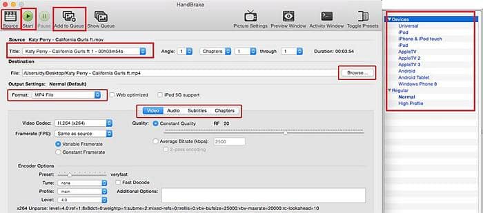 移除DVD防拷保護：2.3 使用HandBrake移除常規DVD防拷保護