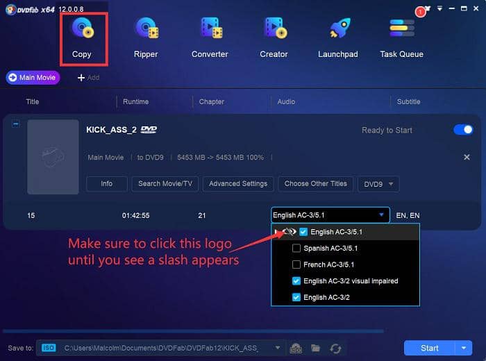 移除DVD防拷保護：2.2 如何從DVD中移除Cinavia？