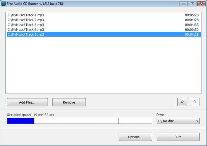 :8. Free Audio CD Burner