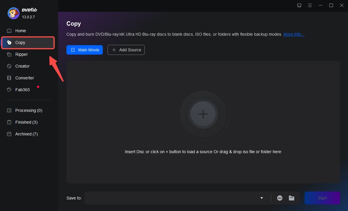 Copy DVD to a computer or a blank disc