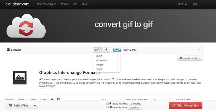 :6. 使用CloudConvert將GIF轉檔為MP4