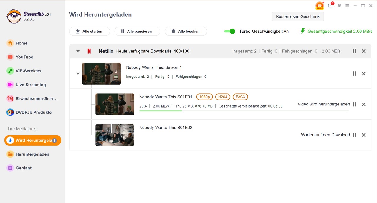 Wie kann man Videos mit StreamFab herunterladen?