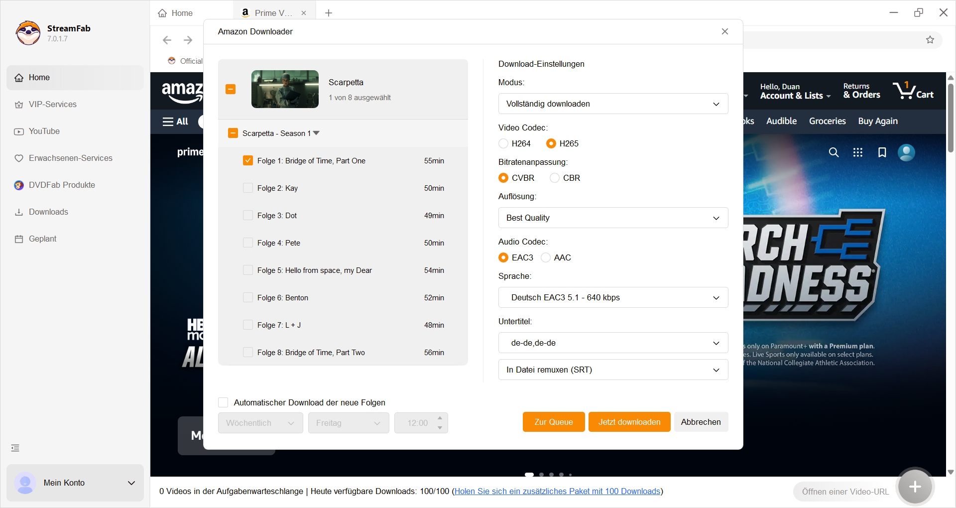 easeus alternative: StreamFab Video Downloader