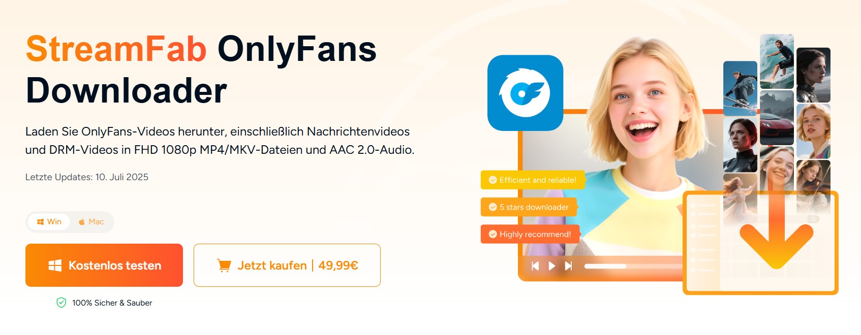 Verwenden Sie OnlyFans Downloader for Android, um OnlyFans-Downloads auf Android zu übertragen