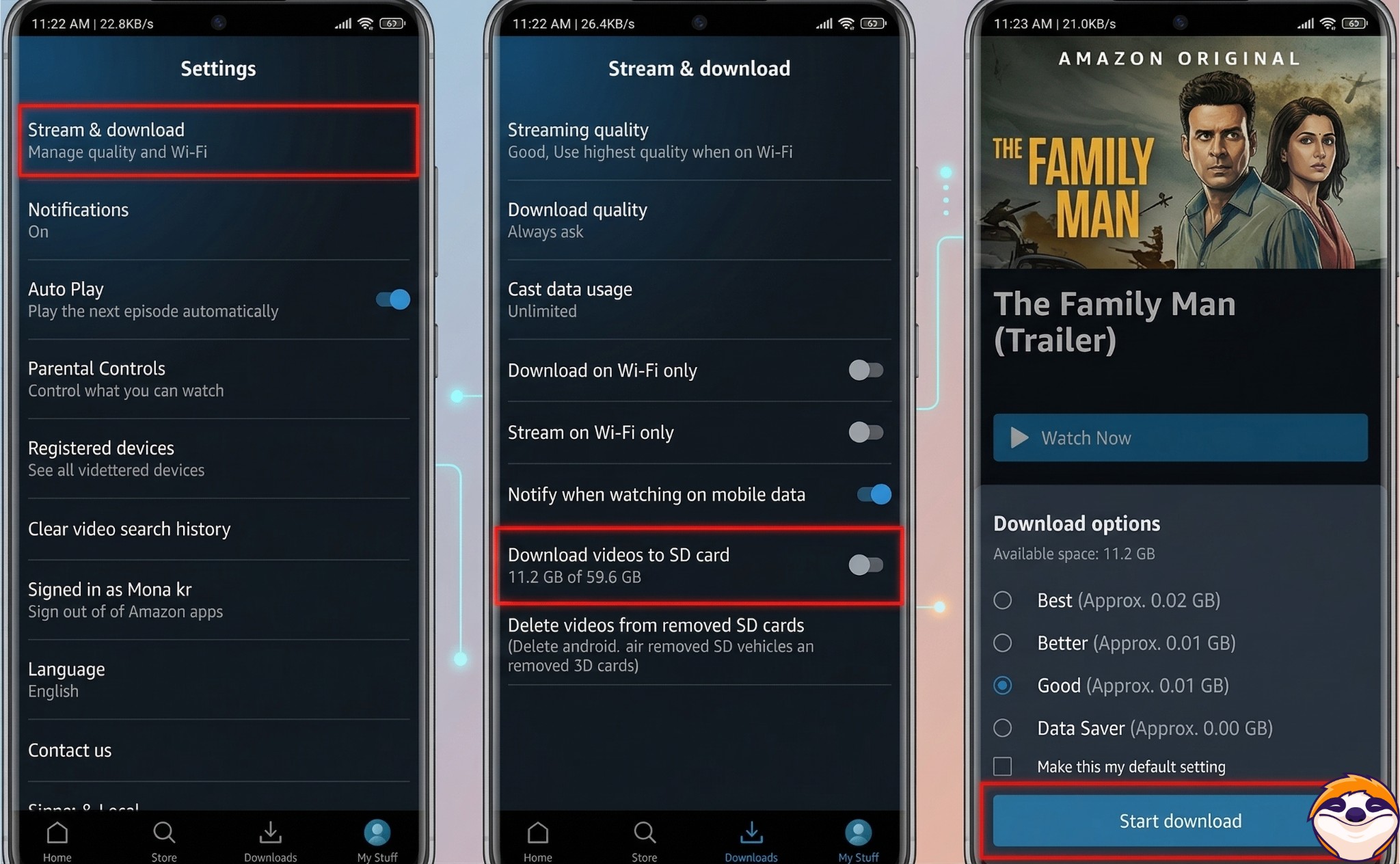 Wo werden die Prime Video Downloads gespeichert?