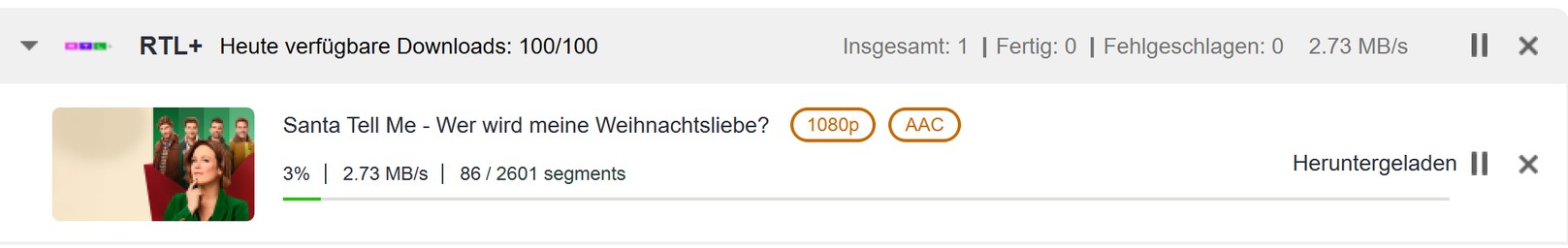 Getesteter Kernwert A: Durchbruch bei verlustfreier 1080p-Qualität und Formatfreiheit