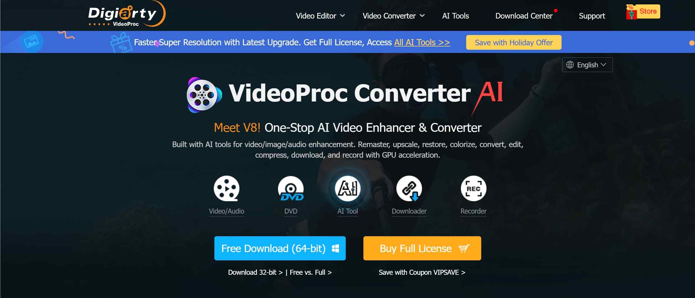 one of the best 4k video downloaders: videoproc