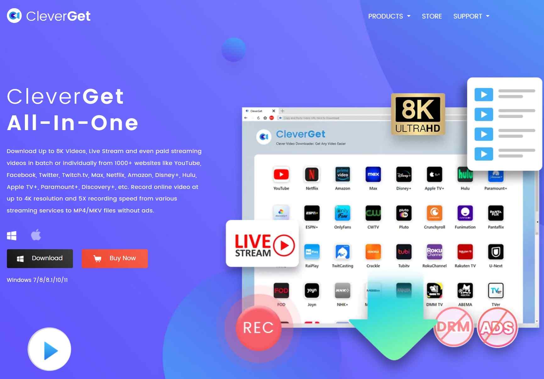 anystream alternative: cleverget