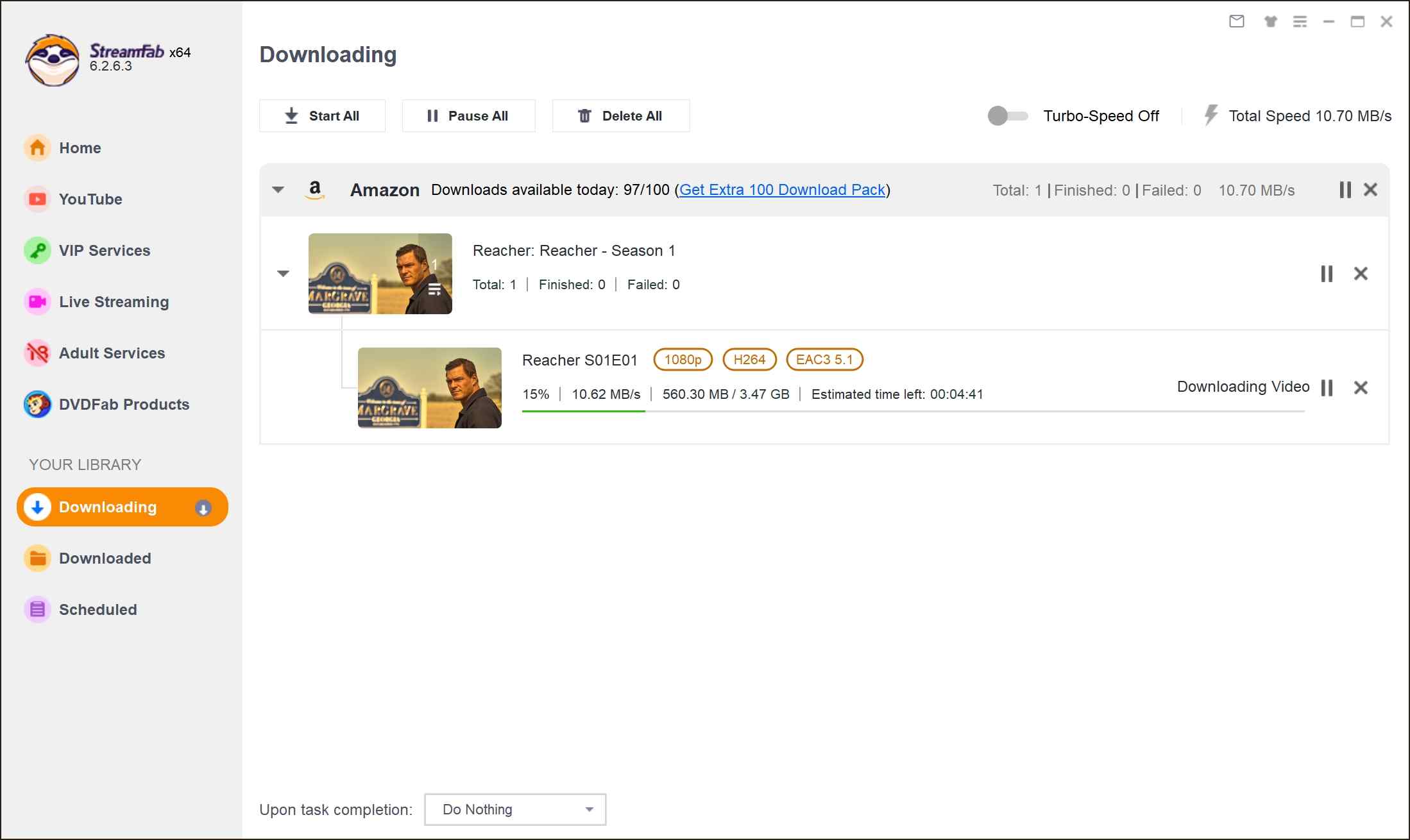 a step guide image of how to use streamfab amazon video downloader: step 4